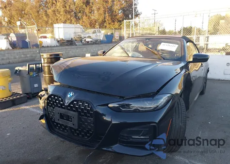 2023 BMW 430I из США, поврежденный, VIN WBA23AT02PCL61138